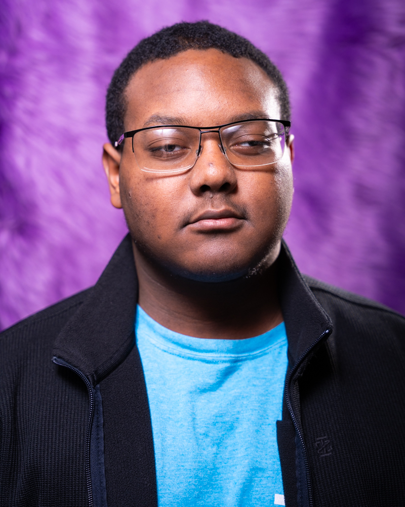 Portrait of peer mentor Kyrell